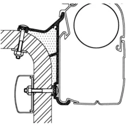 Thule Adapter Hymer B2-Klasse, Länge 5 M