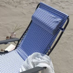 Relaxstuhl Lafuma Relaxsessel RSX, Marine -Freiraum Club Geschaft blau weiss gestreifter campingsessel lafuma rsx relaxsessel campingstuhl liegestuhl klappstuhl 1000 4 23918