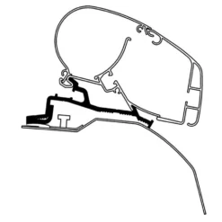 Dometic PR 2000 Markisen-Adapter Fiat Ducato