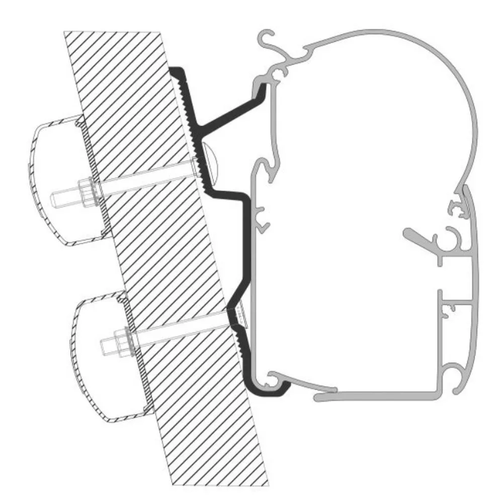 Dometic Markisen-Adapter H3 Für Fiat Ducato Ab Baujahr 07/2006 Zu Dometic Wandmarkisen Serie 1 3 Dometic Markisen-Adapter H3 Für Fiat Ducato Ab Baujahr 07/2006 Zu Dometic Wandmarkisen Serie 1