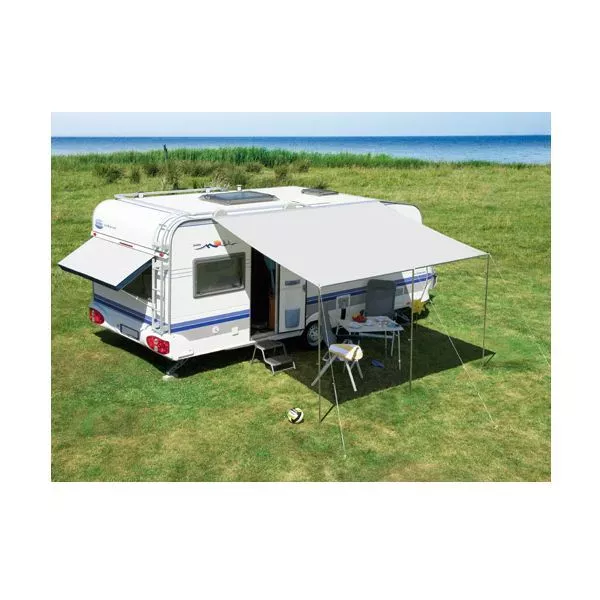 Wohnwagen-Sonnendach DWT Flora, Grösse 3, Hellgrau 3 Wohnwagen-Sonnendach DWT Flora, Grösse 3, Hellgrau