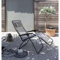 Relaxstuhl Lafuma RSXA Clip, Terre -Freiraum Club Geschaft relaxsessel lafuma rsxa clip batyline iso terre relaxstuhl campingstuhl klappbarer grauer liegestuhl 000 2 23927