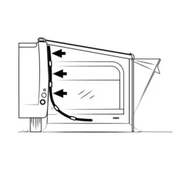 Thule QuickFit Side Tensioning Kit -Freiraum Club Geschaft thule quickfit side tensioning kit markise 2 2 11501